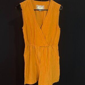Anthropologie Maeve Luana Linen Blend Romper